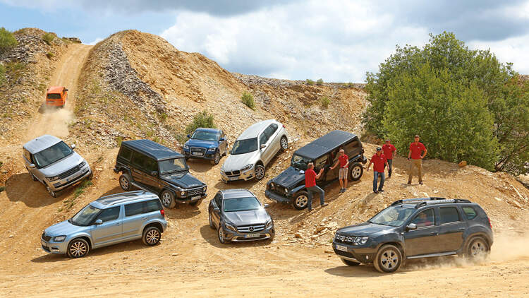 Offroad Vergleich Wie Weit Kommen Suv In Hartem Gelande Auto Motor Und Sport