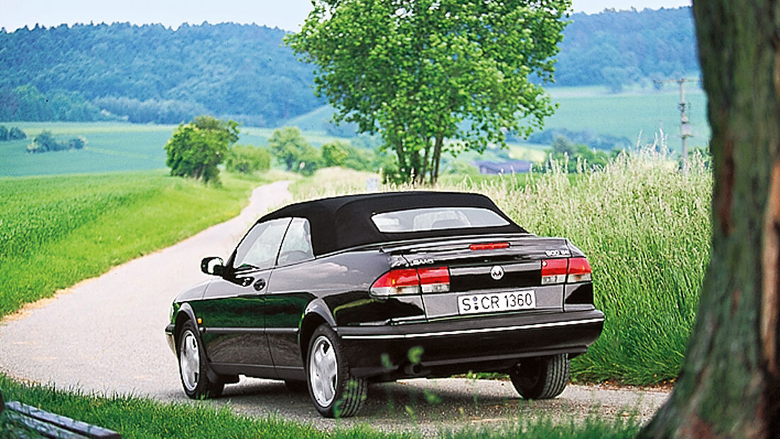 Saab 900 Cabrio, Heckansicht