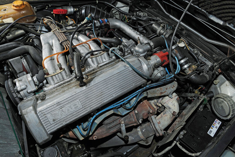 Saab 900 Turbo DeLuxe, Baujahr 1984 Motor