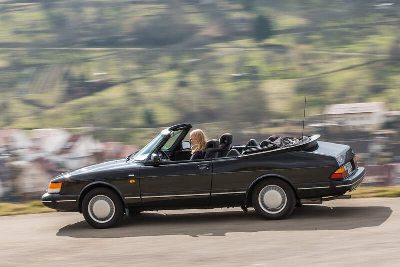 Saab 900i 16 Cabrio, Seitenansicht