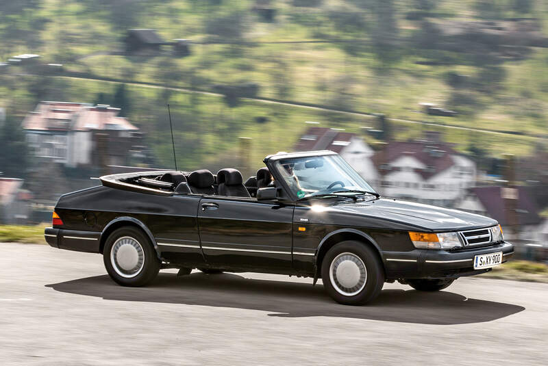 Saab 900i 16 Cabrio, Seitenansicht