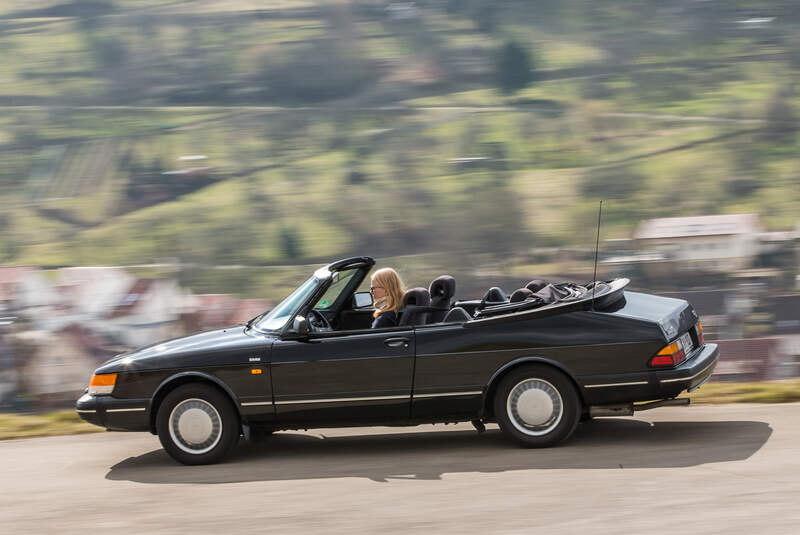 Saab 900i 16 Cabrio, Seitenansicht