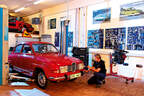 Saab 96 V4, Werkstatt