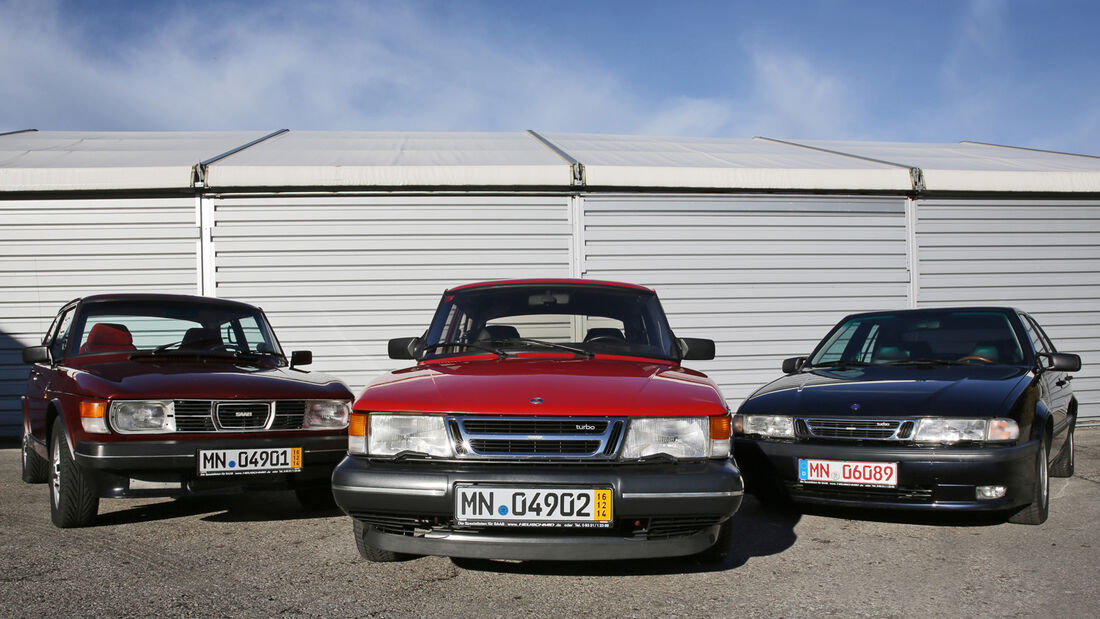 Saab 99, 900, 9000, Frontansicht