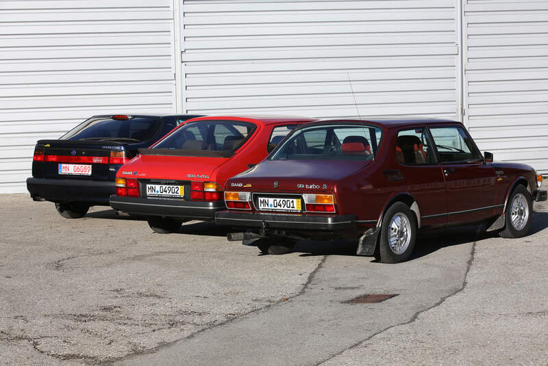 Saab 99, 900, 9000, Heckansicht