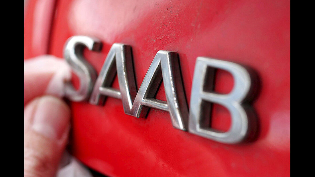 Saab Logo Schriftzug
