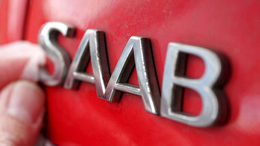 Saab Logo Schriftzug
