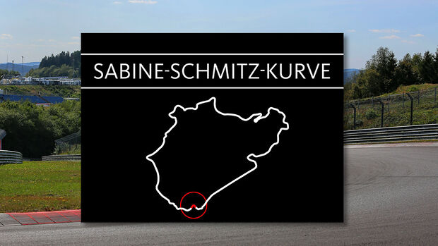 Sabine Schmitz Kurve Nürburgring