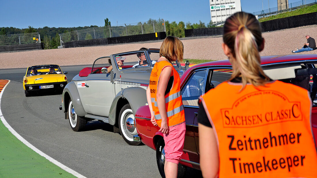Sachsen Classic 2012, Vortag, Rallye-Lehrgang auf dem Sachsenring