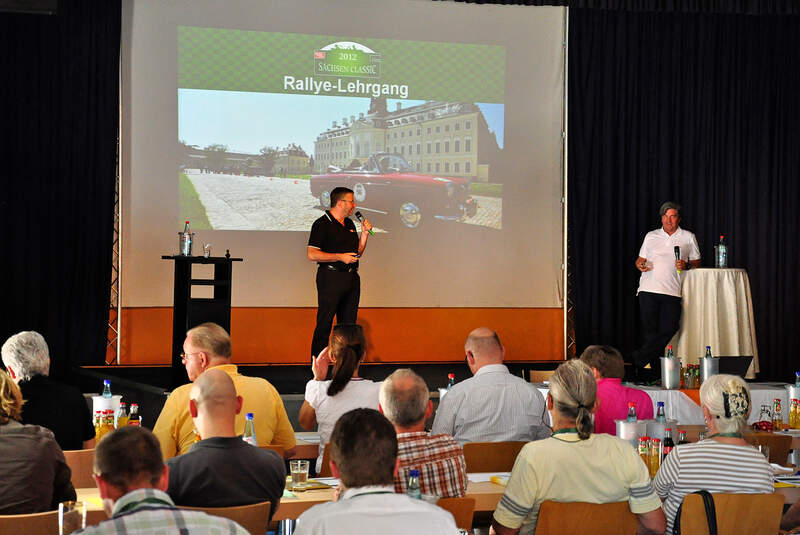 Sachsen Classic 2012, Vortag, Rallye-Lehrgang auf dem Sachsenring