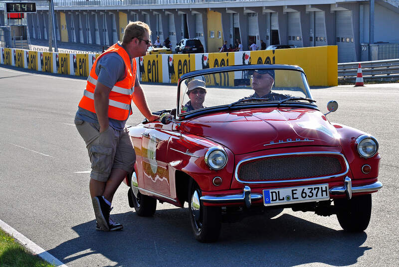 Sachsen Classic 2012, Vortag, Rallye-Lehrgang auf dem Sachsenring