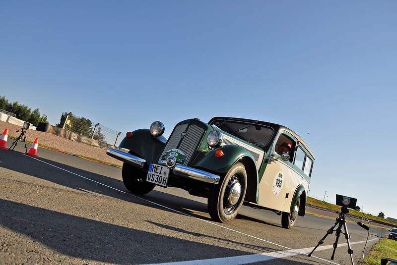 Sachsen Classic 2012, Vortag, Rallye-Lehrgang auf dem Sachsenring