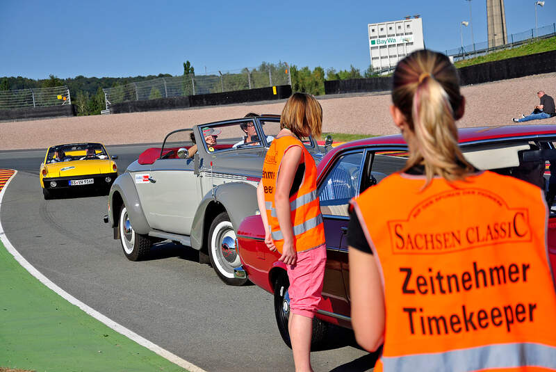 Sachsen Classic 2012, Vortag, Rallye-Lehrgang auf dem Sachsenring