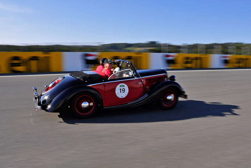 Sachsen Classic 2012, Vortag, Rallye-Lehrgang auf dem Sachsenring