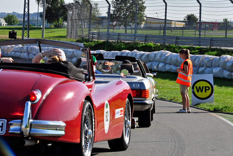 Sachsen Classic 2012, Vortag, Rallye-Lehrgang auf dem Sachsenring