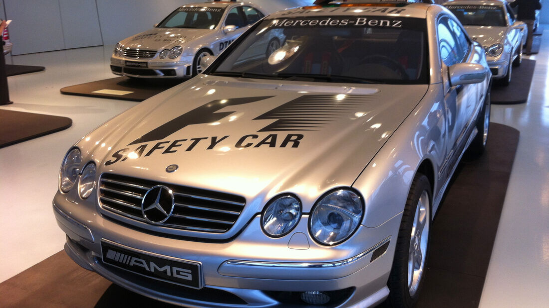 Safety-Cars-Sonderausstellung im Mercedes-Benz-Museum