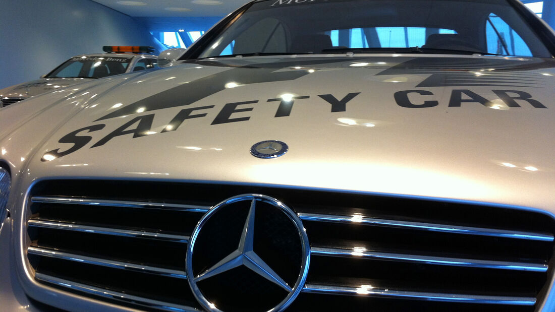 Safety-Cars-Sonderausstellung im Mercedes-Benz-Museum