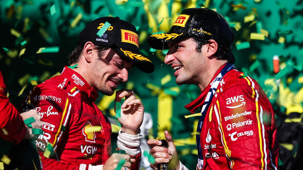 Sainz & Leclerc - Ferrari - Formel 1 - GP Australien 2024