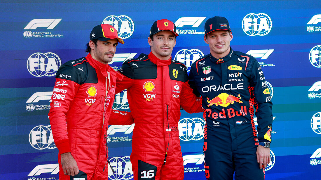 Sainz - Leclerc - Verstappen - Formel 1 - GP Mexiko 2023 - Qualifikation 