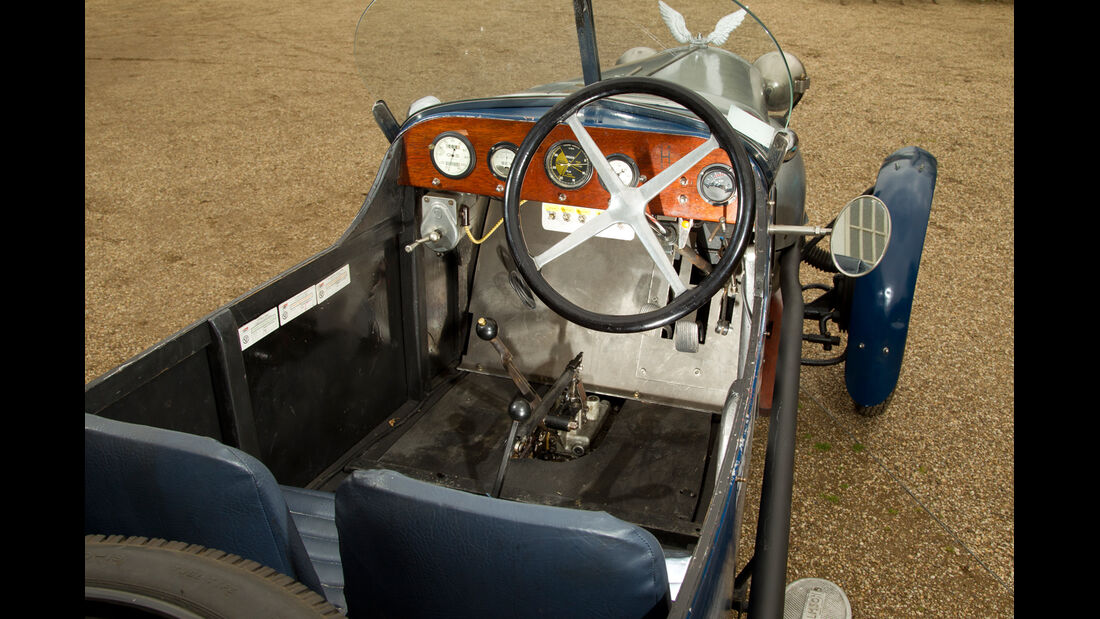 Salmson 9AD, Cockpit, Lenkrad