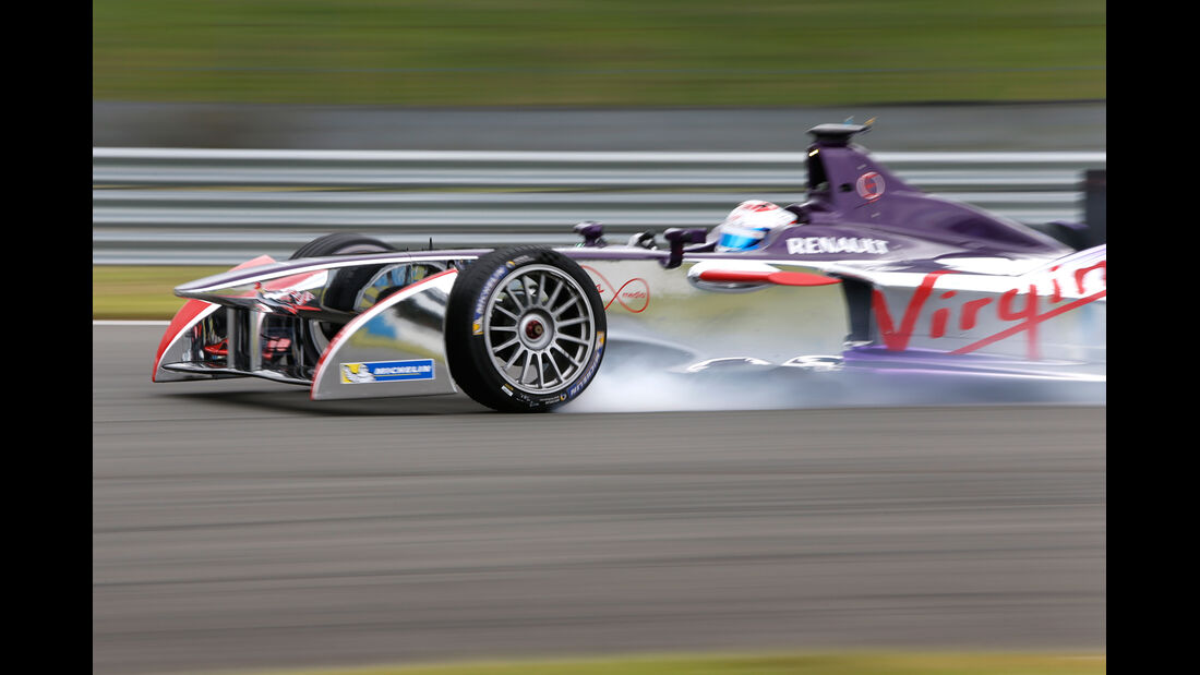 Sam Bird - Formel E-Test - Donington - 07/2014