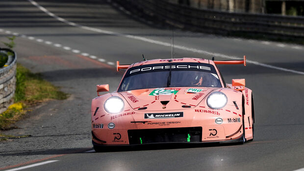 Sau/"Pink Pig" - Le Mans 2018 - Porsche 911 RSR - Michael Christensen - Kévin Estre - Laurens Vanthoor