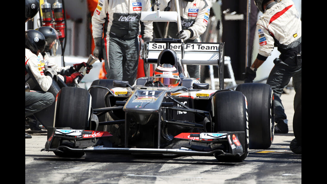 Sauber - Boxenstopp - Formel 1 2013