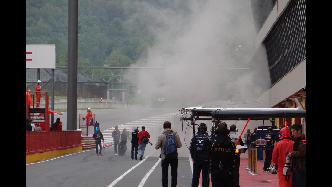 Sauber-Brand - Formel 1-Test - Mugello - 3. Mai 2012
