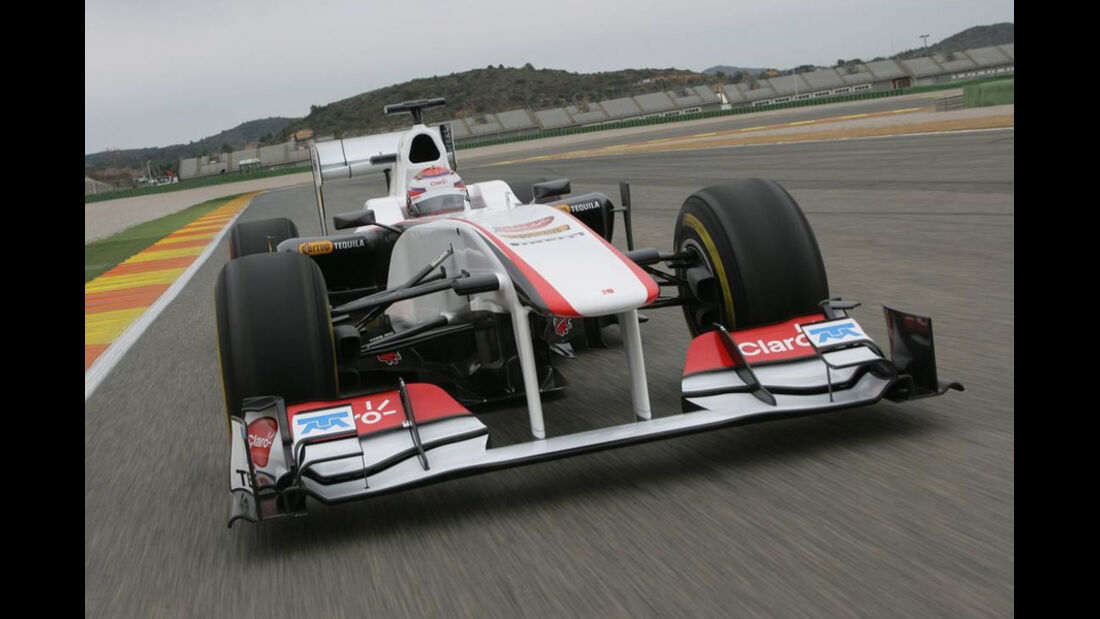 Sauber C30 Kobayashi Test 2011