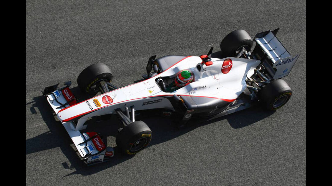 Sauber C30 Perez Test 2011