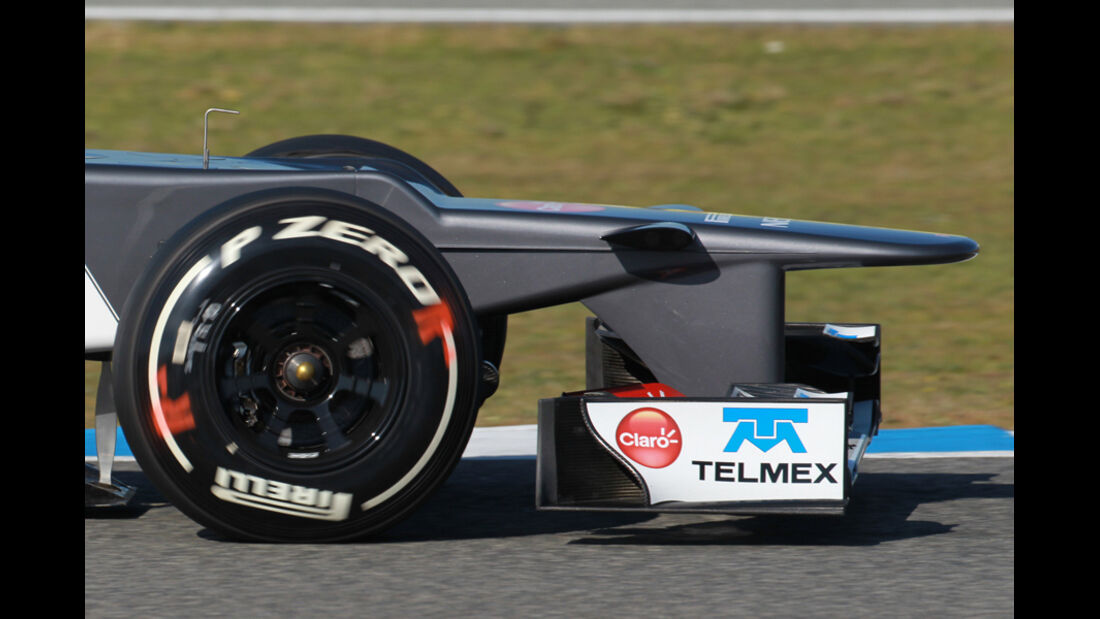 Sauber C31 Formel 1 Nase Jerez 2012
