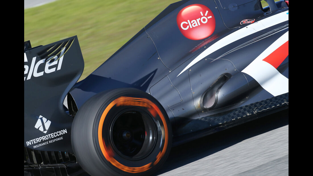 Sauber C32 Auspuff F1 2013