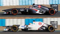 Sauber C32 Formel 1 2013 Technik
