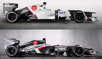 Sauber C32 Formel 1 2013 Technik