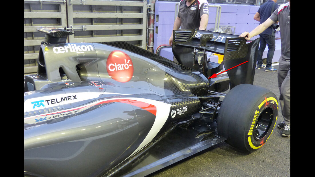 Sauber - Formel 1 - Technik - GP Singapur 2014