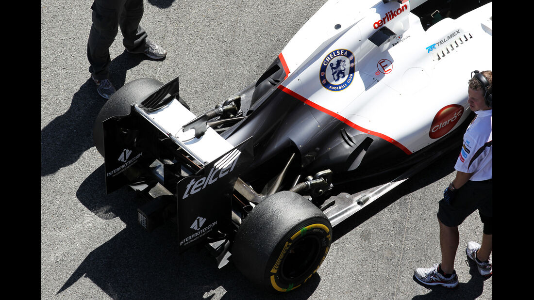 Sauber Formel 1 Technik GP Spanien 2012
