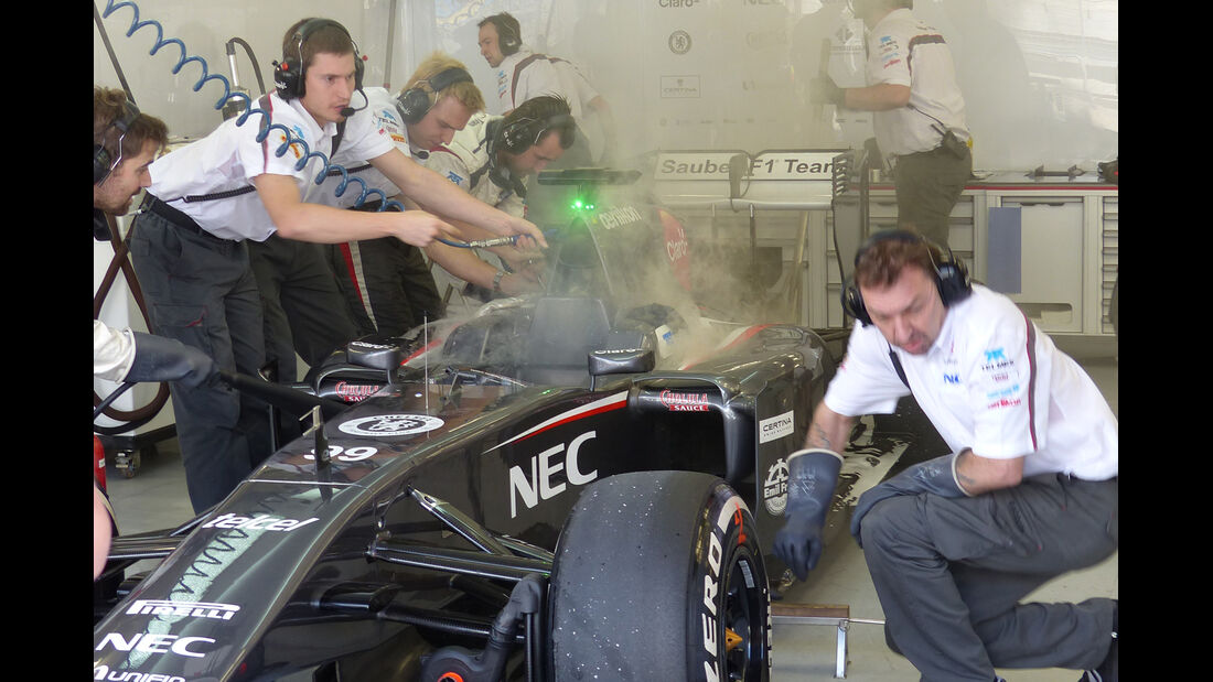 Sauber - Formel 1 - Test - Bahrain - 1. März 2014