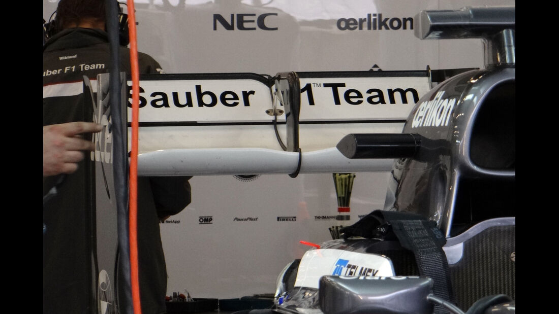 Sauber Heckflügel - Formel 1 - GP England - 28. Juni 2013
