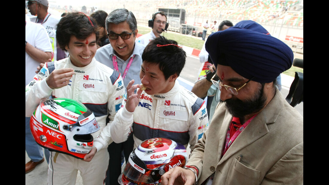 Sauber-Taufe - GP Indien - Training - 28.10.2011