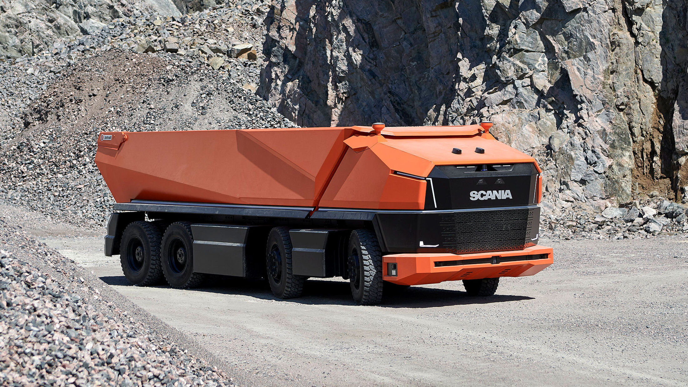 Scania AXL: Autonom fahrendes Lkw-Konzept