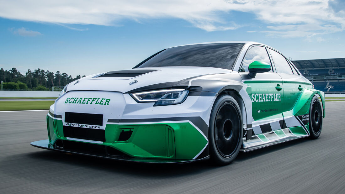 Schaeffler 4ePerformance Elektro-Hypercar Rennwagen Hockenheim Fahrbericht