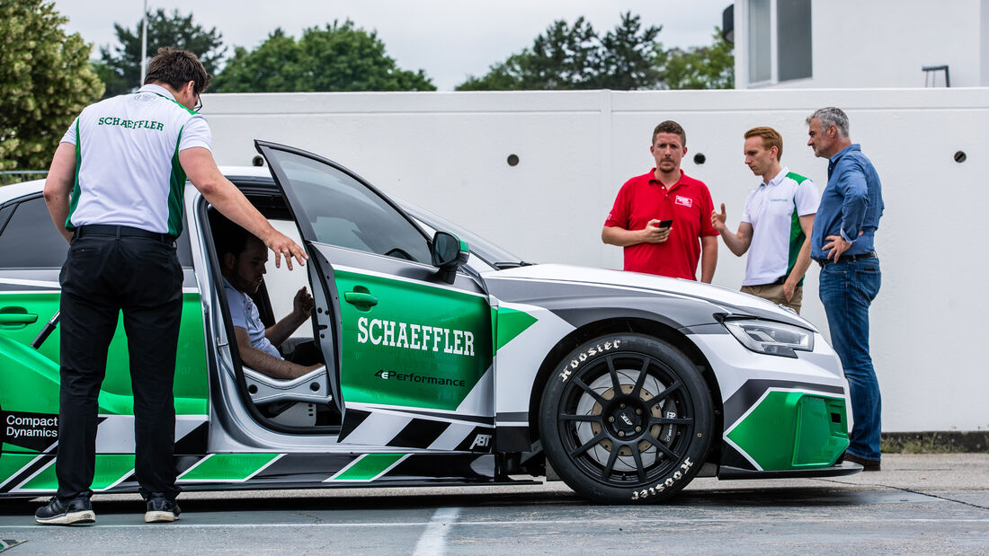 Schaeffler 4ePerformance Elektro-Hypercar Rennwagen Hockenheim Fahrbericht