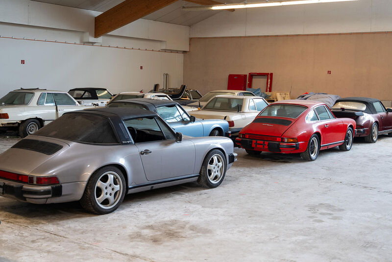 Scheunenfund bei Hamburg: 50 Porsche und Mercedes