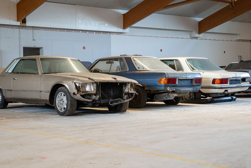 Scheunenfund bei Hamburg: 50 Porsche und Mercedes