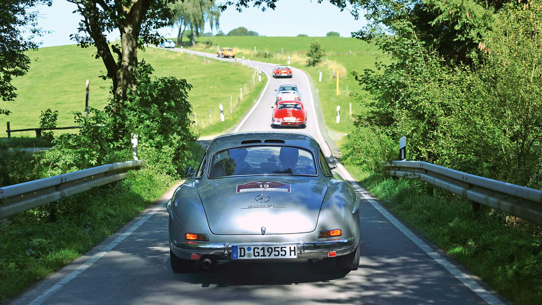 Schloß Bensberg, Bergisches Land, Mercedes 300 SL