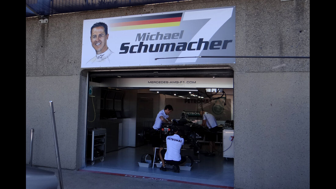 Schumacher-Box - Formel 1 - GP Kanada - 7. Juni 2012