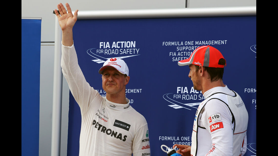 Schumacher & Button - GP Malaysia - 24. März 2012