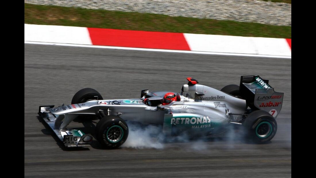 Schumacher GP Malaysia 2011 Formel 1