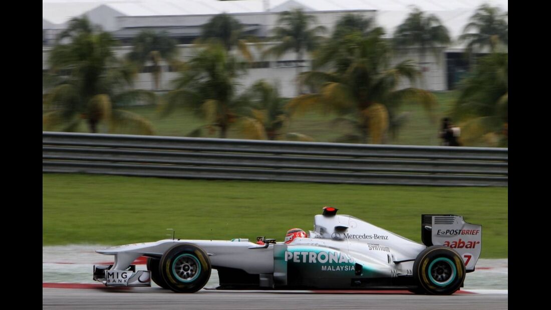 Schumacher GP Malaysia 2011 Formel 1