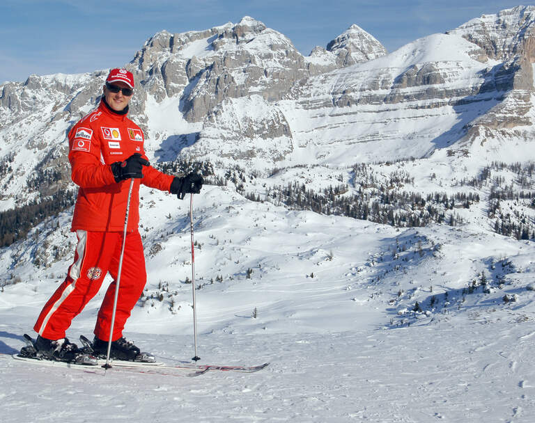 Schumacher Unfall 8 Meter Neben Piste Geschwindigkeit Vor Sturz
